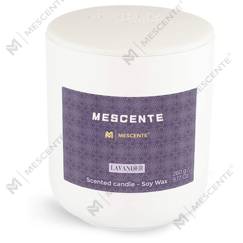 Lilin Berasaskan Soya Mini M&Scent Mason Jar, Lilin Soya Lilin Marmar Pembungkusan Mewah