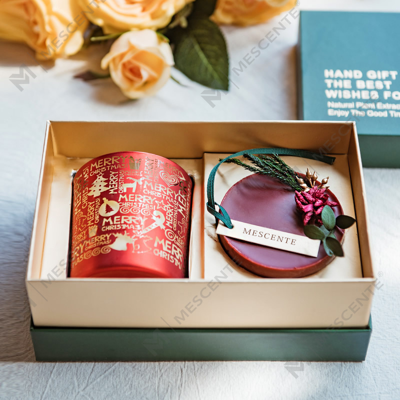 M&Scent Holiday Fragrance Krismas Tanpa Asap Starry Sky Cup Hadiah Lilin Wangi dengan Tangan