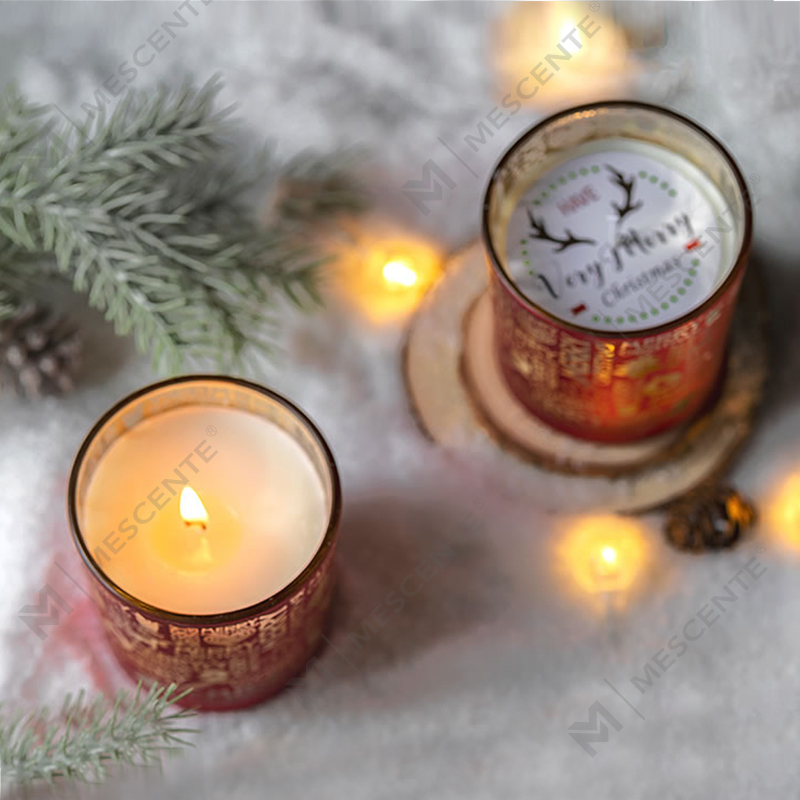 M&Scent Holiday Fragrance Krismas Tanpa Asap Starry Sky Cup Hadiah Lilin Wangi dengan Tangan