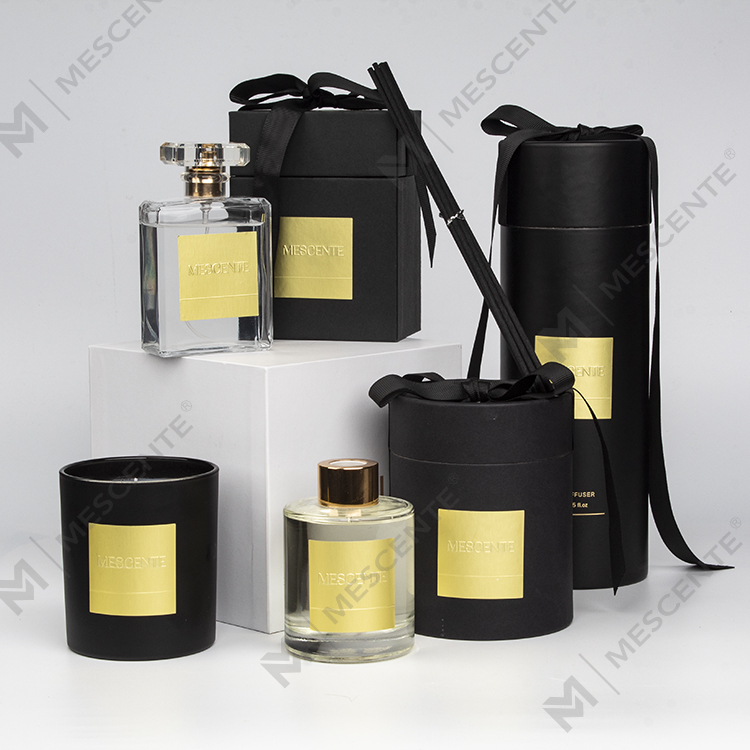M&Scent mewah label peribadi wangi bekas lilin lilin soya balang secara pukal