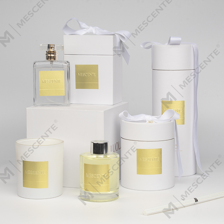 M&Scent mewah label peribadi wangi bekas lilin lilin soya balang secara pukal
