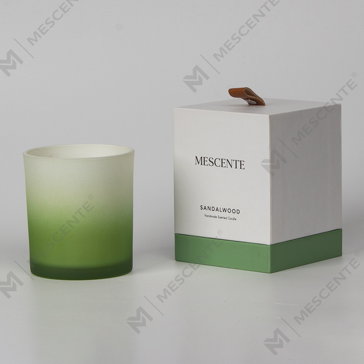 Kecerunan Kaca Es Lilin Soya Wangi Besar