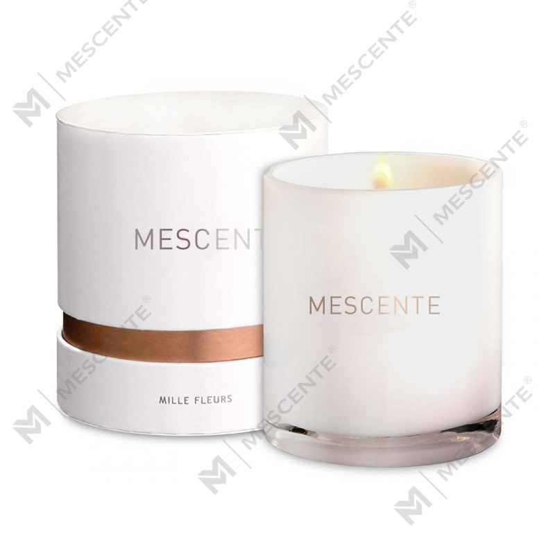 M&S cent Custom Luxury Matte Glass Wick Lilin Wangi 100 Jam, Lilin Label Peribadi Berbau