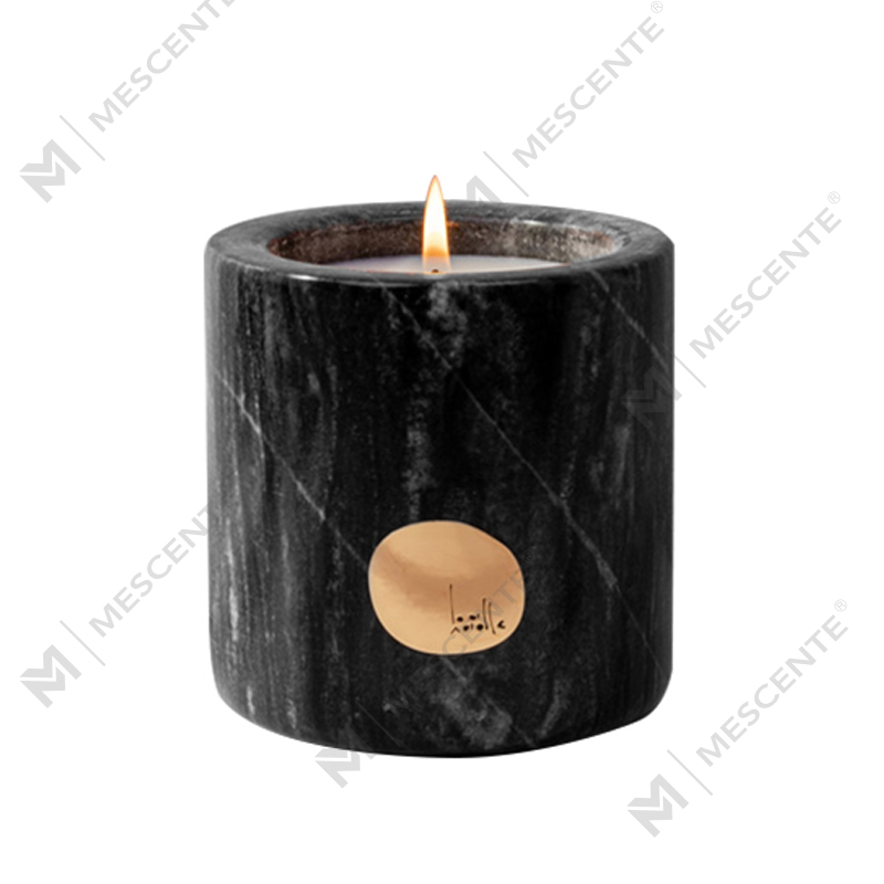 Pemegang Seramik Label Persendirian Mewah Dilabel Citta Lilin Lilin Soya Wangi Dengan Bunga Kering
