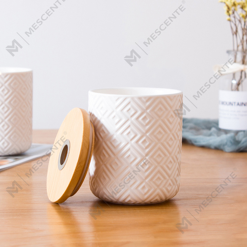 M&Scent 100ml 200 ml Aroma Seramik Bulat Hiasan Botol Kaca Reed Diffuser