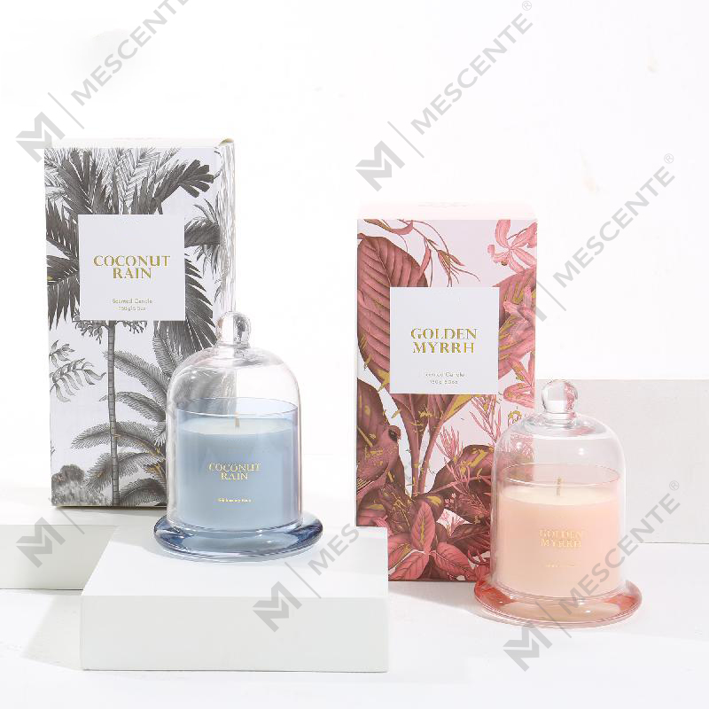 M&Scent Custom Logo Luxury Boxes Wax 100% Hadiah Lilin Rumah Mini Asli