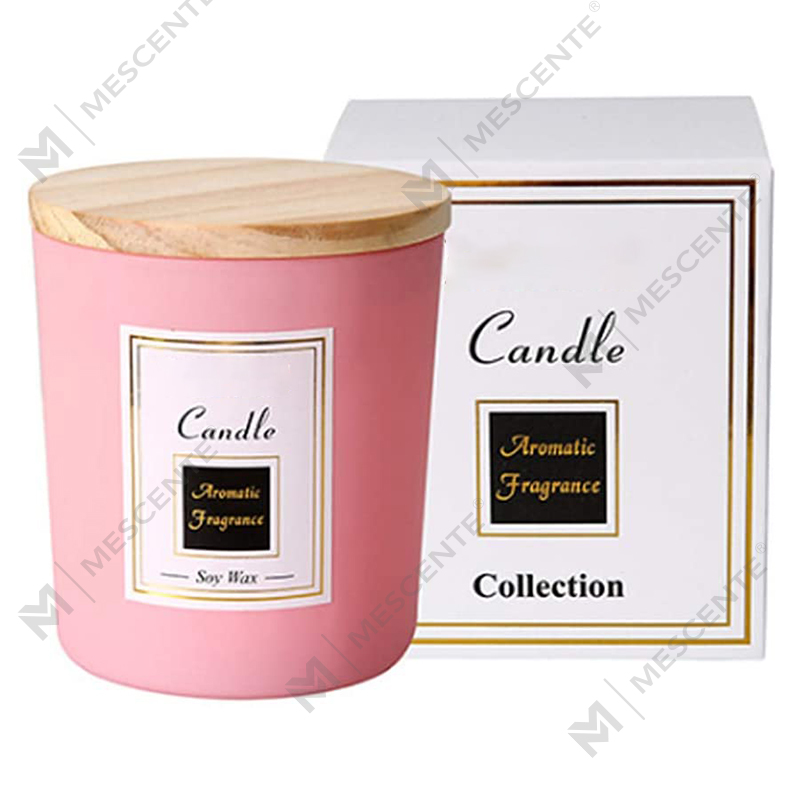 Lilin soya cetakan buatan tangan M&Scent, lilin penghalau nyamuk cendana