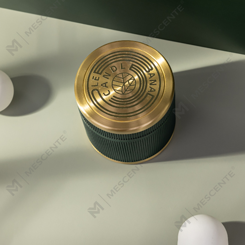 Label Peribadi Tersuai Mewah Citta Dilabel Sumbu Kayu Lilin Lilin Soya Wangi Dengan Bunga Kering