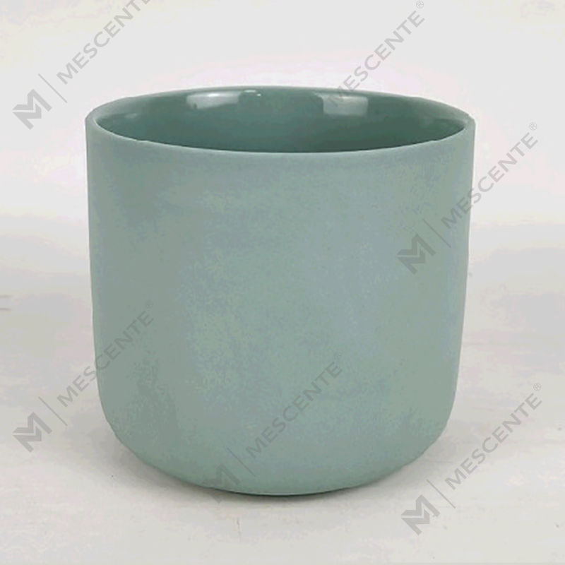 M&Scent Borong Tersuai Moden Besar 3 Sumbu Perak Putih Frosted Krismas Lilin Jar Dengan Tudung Buluh