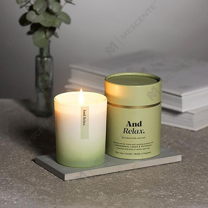 Lilin Wangi Woodwick Berwarna Label Peribadi Mewah Berkualiti Tinggi Disesuaikan Secara Pukal