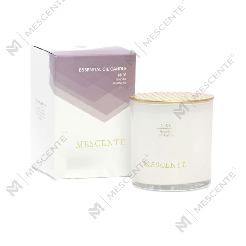 M&Scente Custom Private Label Luxury Fancy Female Adhesive Lilin Besar Wangi