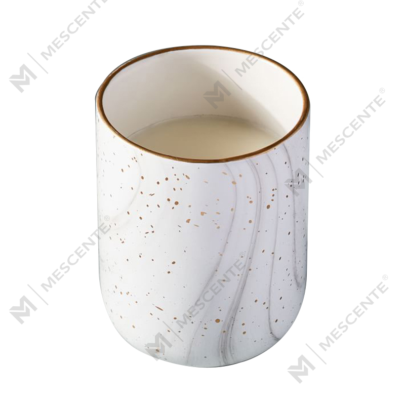 M&Scente White Ceramic Electric Fragrance Candle Wax Warmer untuk Spa dan Aromaterapi