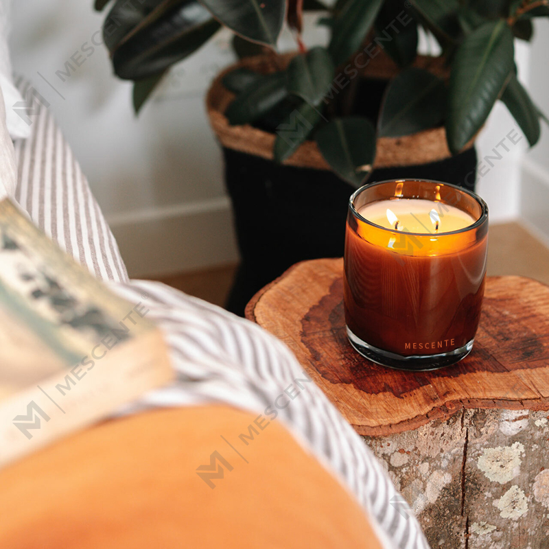 Lilin Berwangi Vanilla Starry Label Peribadi Mewah Dengan Jentik Kayu