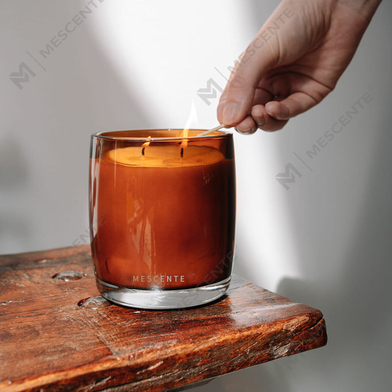 Lilin Berwangi Vanilla Starry Label Peribadi Mewah Dengan Jentik Kayu