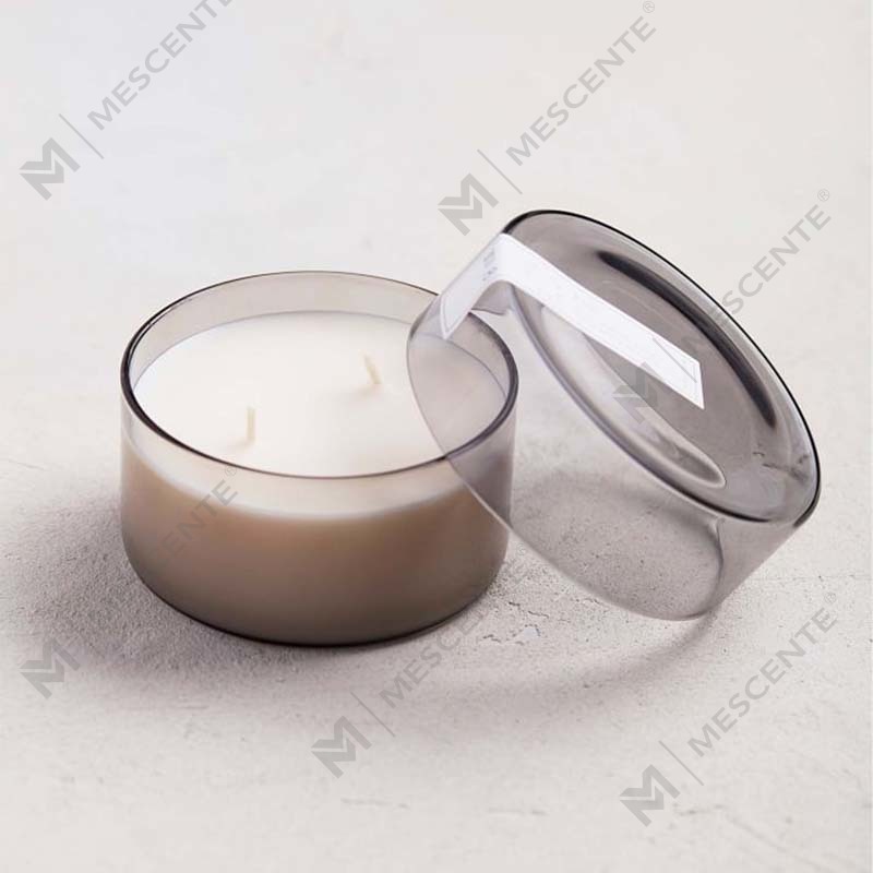 Lilin Canister Bau Relax Label Peribadi Tersuai Kecil Mewah Dengan Tudung
