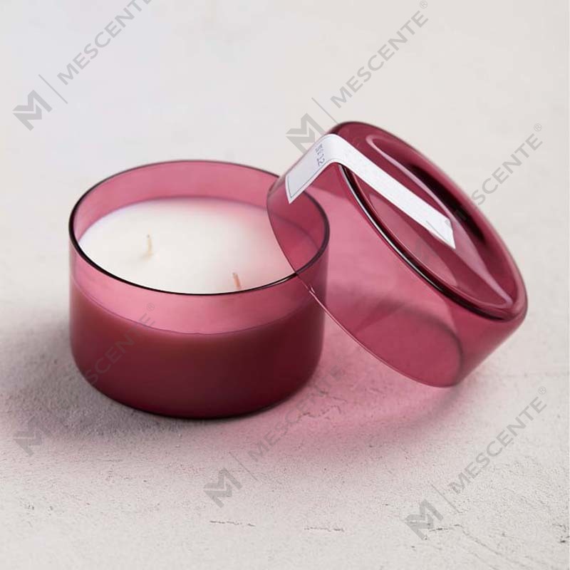 Lilin Canister Bau Relax Label Peribadi Tersuai Kecil Mewah Dengan Tudung