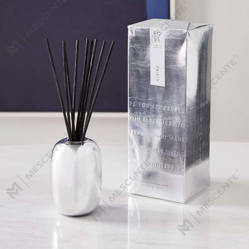 Lilin Bau Perak Alpine Label Peribadi Mewah Borong