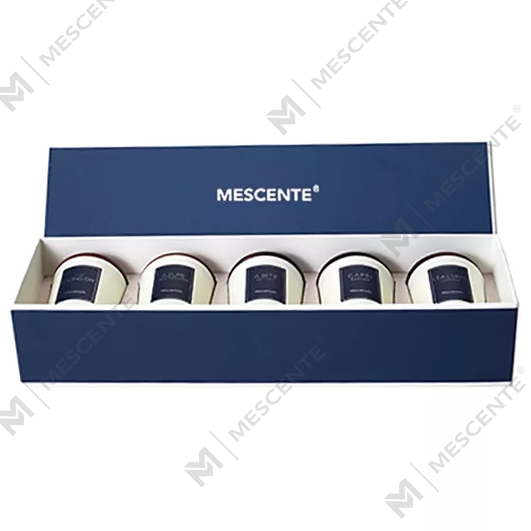 M&scent borong private label minyak wangi lilin wangi mewah dengan penutup, lilin aromaterapi