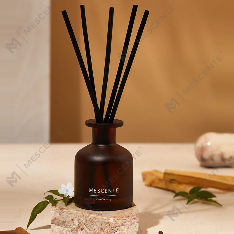 label peribadi mewah pemegang lilin kaca jernih lilin soya wangi dengan penutup