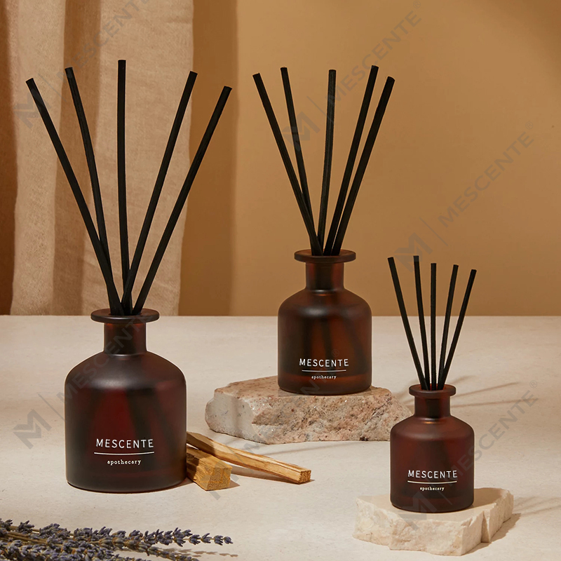 label peribadi mewah pemegang lilin kaca jernih lilin soya wangi dengan penutup