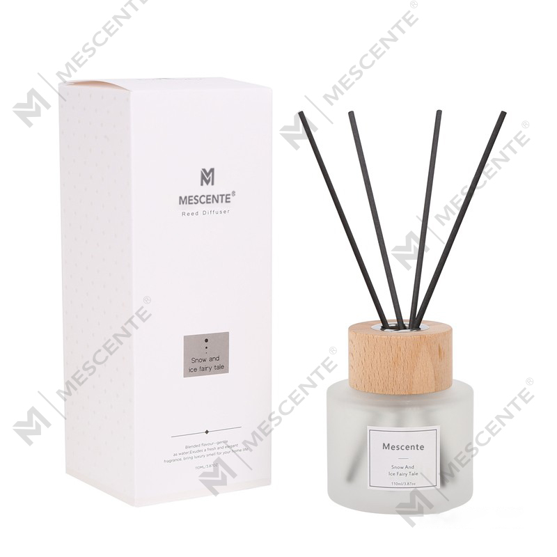 Penyebar buluh botol kaca label peribadi mewah borong M&Scent dengan penyumbat