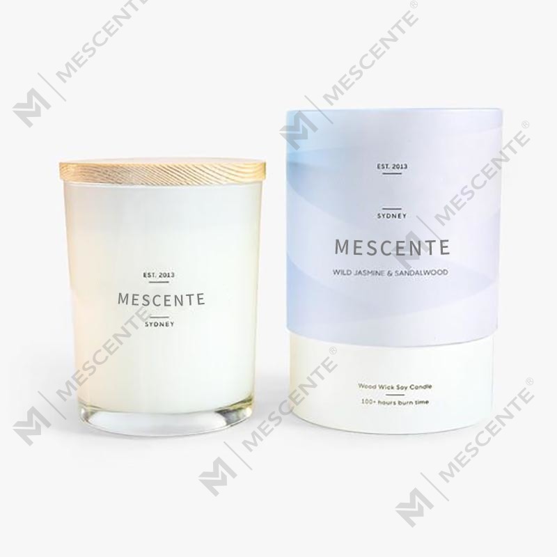 penyesuaian label peribadi lilin soya wangi romantis