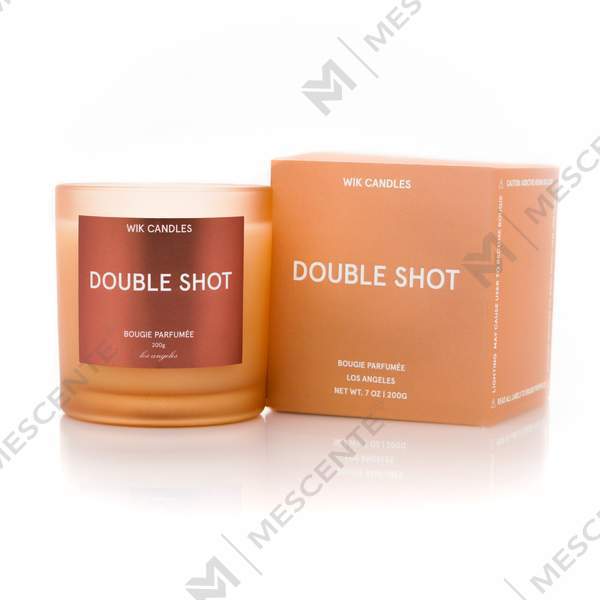 M&Scent Borong Hiasan Label Persendirian Tersuai Mewah Kaca Hitam Lilin Lilin Soya Wangi Kristal