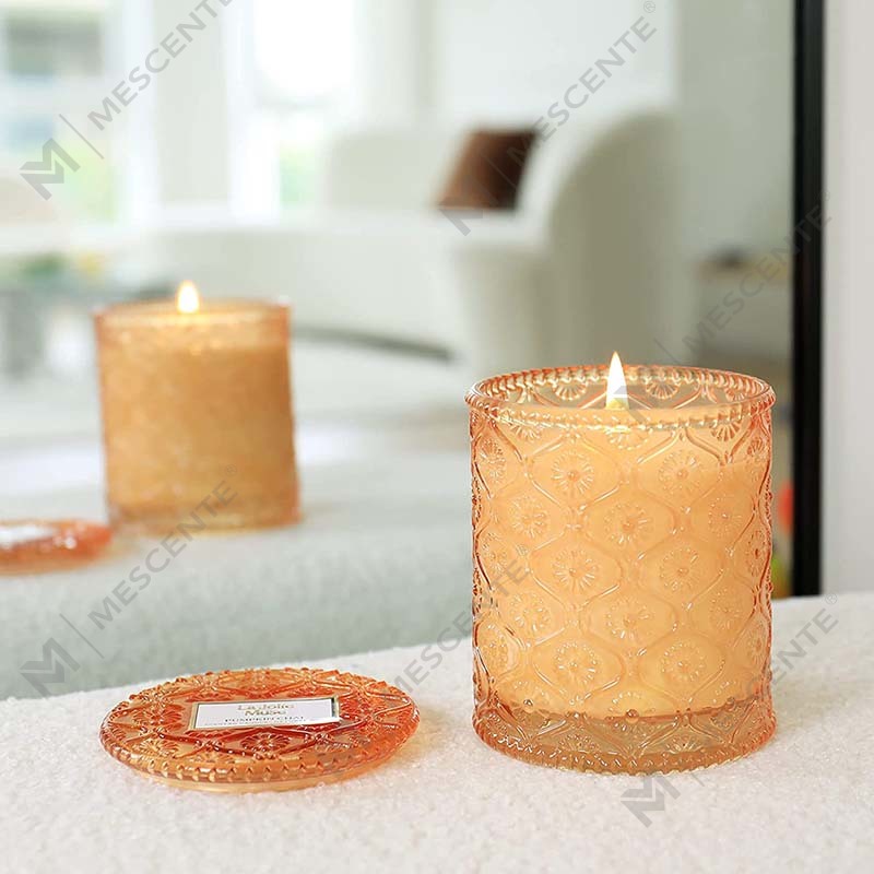M&S cent Eucalyptus Spearmint Soya Wax Bunga Kering Lilin Spa Bau Bunga Kering