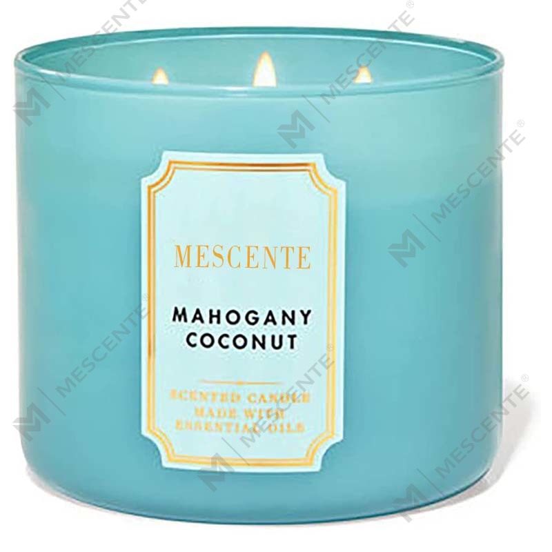 M&Scent Hand Made 3 Sumbu Hadiah Lilin Soya Wangi Asli Jasmine, Lilin Kristal Aromaterapi Label Peribadi
