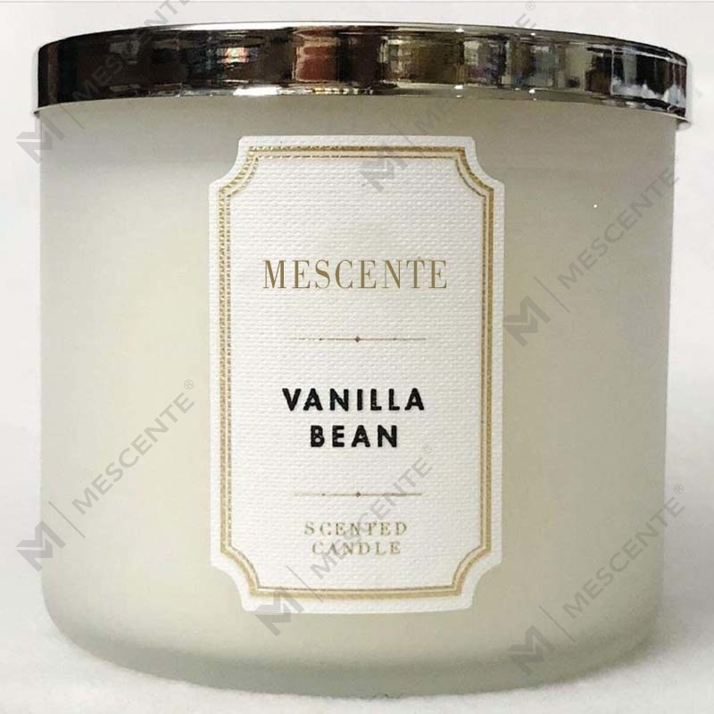 M&Scent Hand Made 3 Sumbu Hadiah Lilin Soya Wangi Asli Jasmine, Lilin Kristal Aromaterapi Label Peribadi