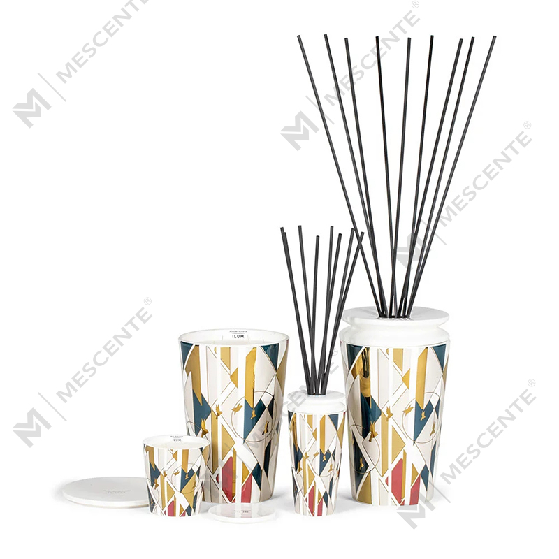 M&scent Borong Custom Mewah Persendirian Set Hadiah Lilin Soya Lilin Wangi