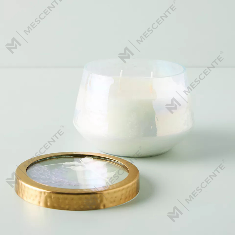 Borong Label Peribadi Tersuai Hiasan Rumah Kaca Jelas Lilin Wangi Kuat