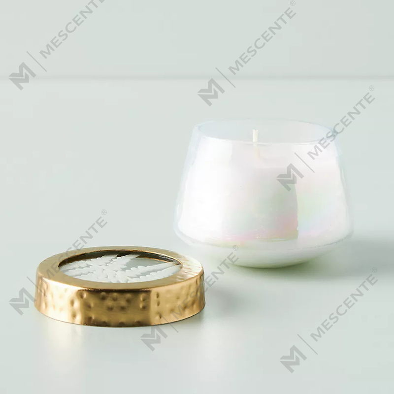 Borong Label Peribadi Tersuai Hiasan Rumah Kaca Jelas Lilin Wangi Kuat