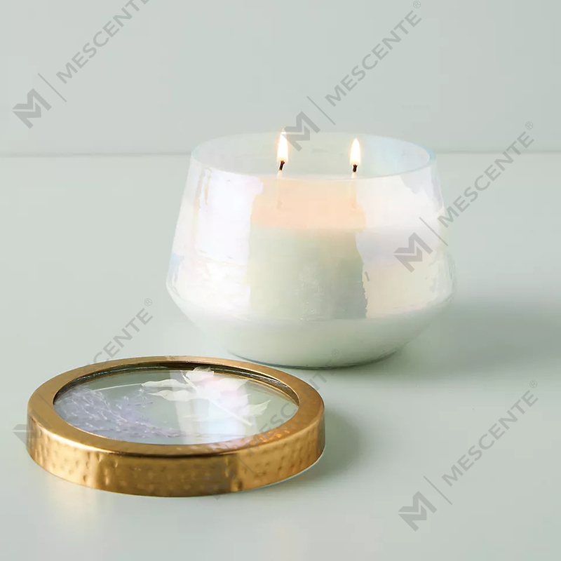 Borong Label Peribadi Tersuai Hiasan Rumah Kaca Jelas Lilin Wangi Kuat