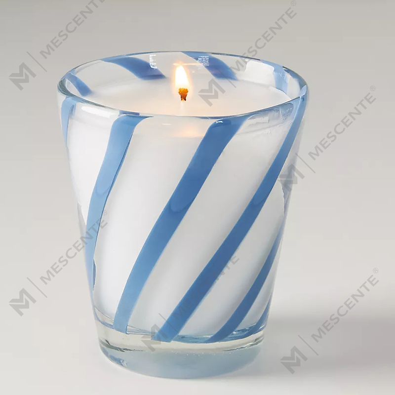M&Scent Luxury White Soya Wax Logo Peribadi Lilin Wangi Perkahwinan