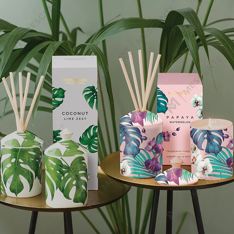 M&Scent Special Design Color Urban Botanics Tumbler Candle dengan Kotak Lipat