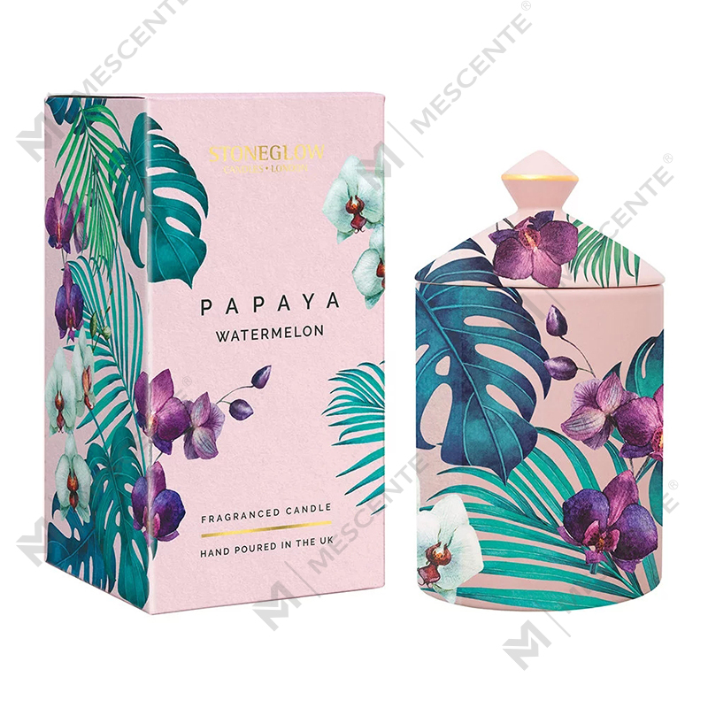 M&Scent Special Design Color Urban Botanics Tumbler Candle dengan Kotak Lipat