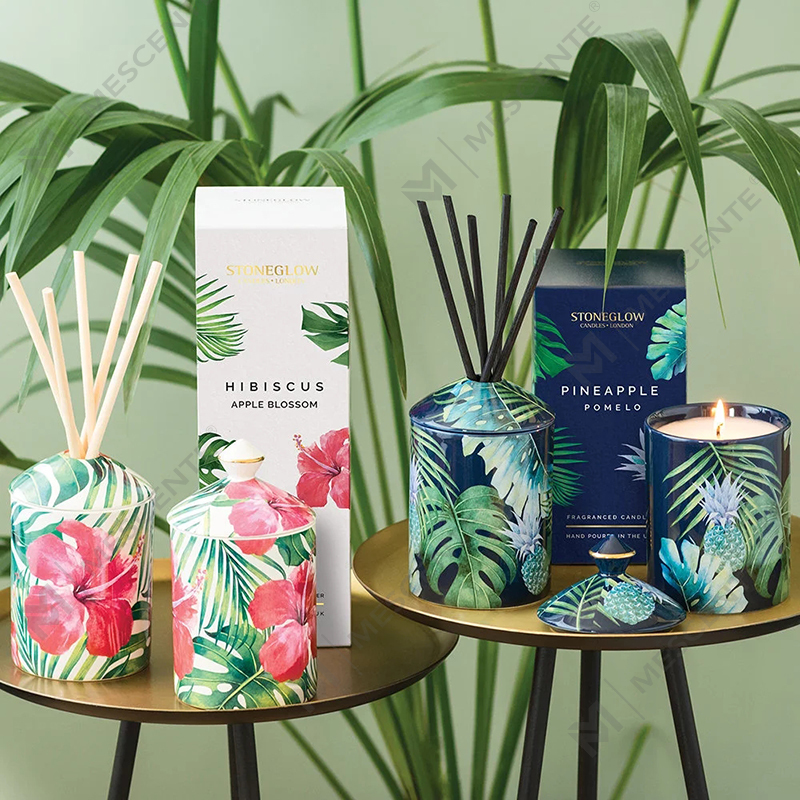 M&Scent Special Design Color Urban Botanics Tumbler Candle dengan Kotak Lipat