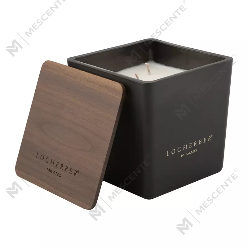 M&scent 2025 Lilin Berbau Kaca Mesra Alam Besar Dengan Tudung Kayu Briccole