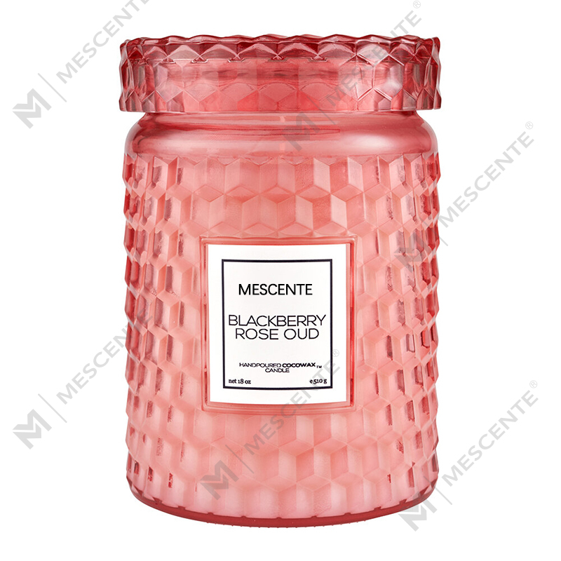 M&Scent Custom Hiasan Krismas Lilin Ikon Blackberry Rose Oud