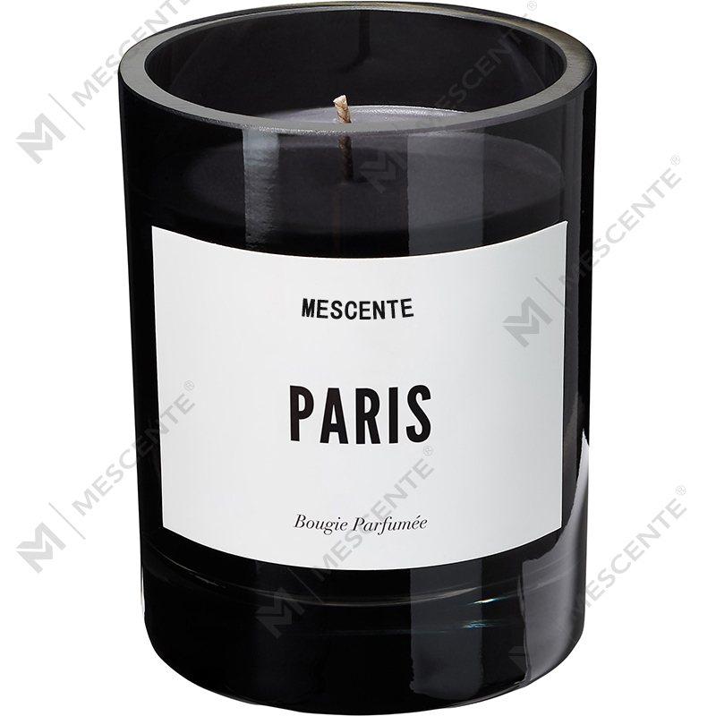 M&Scent Wholesale Luxury Private Label Black Logo Peribadi Lilin Wangi