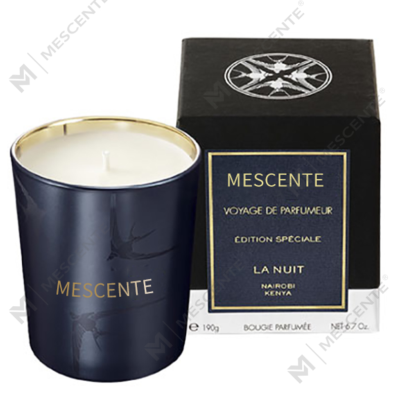 M&Scent Buatan Tangan Mewah Pemegang Kaca Tiang Lilin Wangi Vanila Dengan Kristal