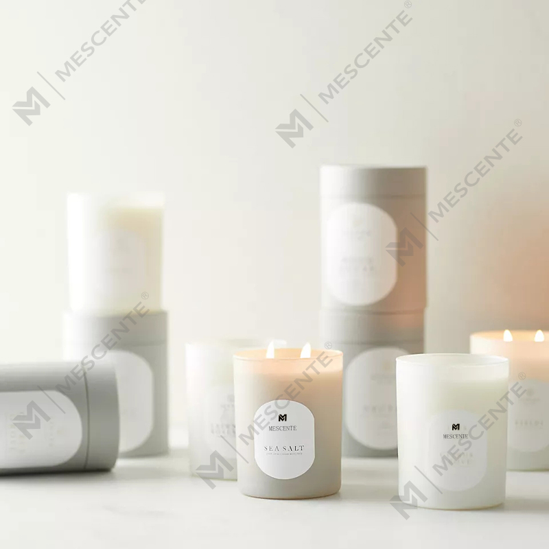 M&Scent Logo Tersuai Meditasi Batu Bukan Toksik Herba Dituang Tangan Lilin Kristal Lilin Soya Wangi Asli