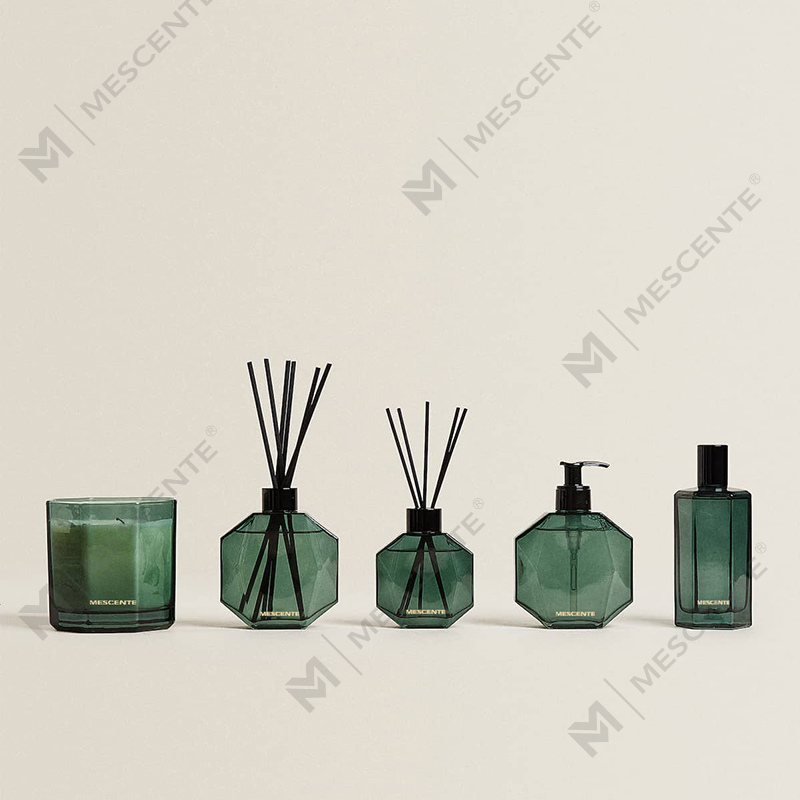 M&Scent Custom Factory Private Label Glass Jar Natural Soya Wax Lilin Wangi