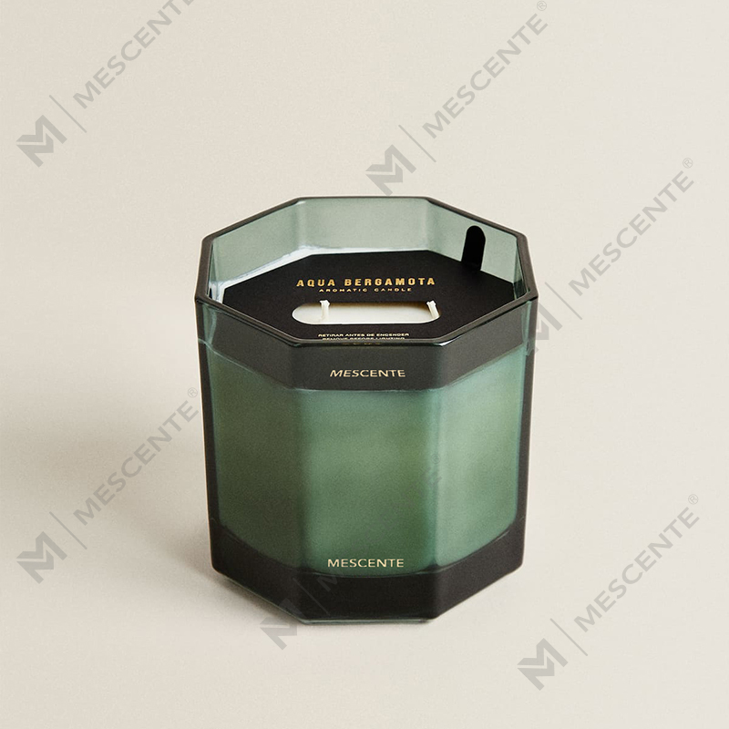 M&Scent Custom Factory Private Label Glass Jar Natural Soya Wax Lilin Wangi