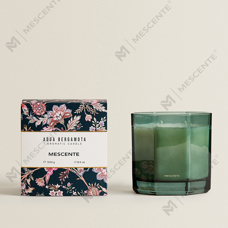 M&Scent Custom Factory Private Label Glass Jar Natural Soya Wax Lilin Wangi