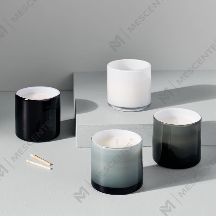 Pemegang Kaca Pembungkusan Hiasan Peribadi Mewah Borong Lilin Wangi