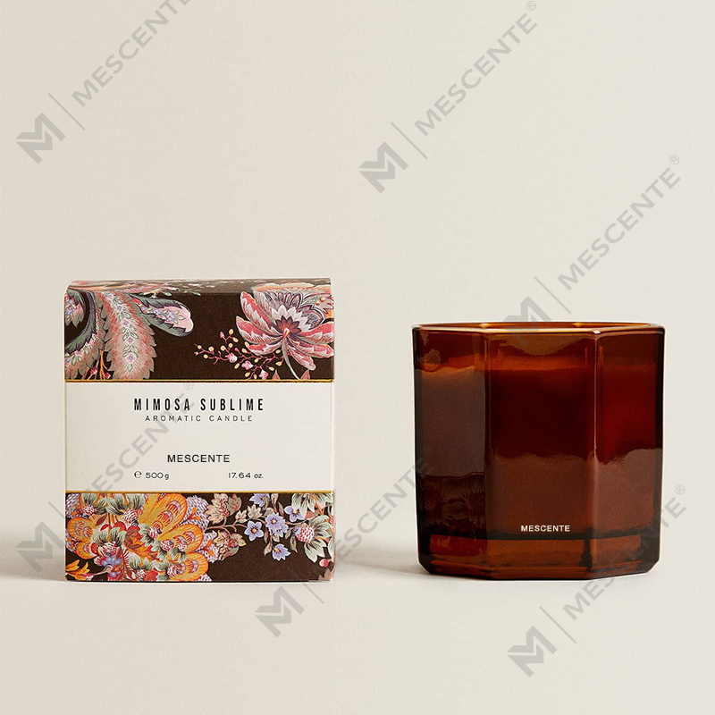 Jualan Panas Lilin Wangi Lilin Soya Spiritual Label Peribadi Mewah Tersuai Dengan Kotak Hadiah