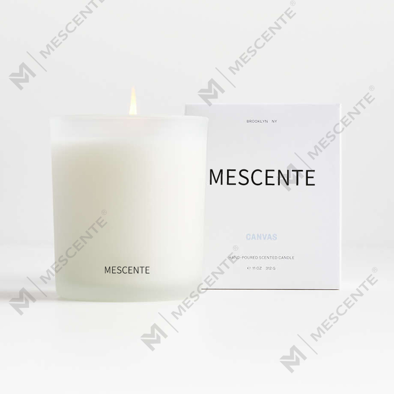 M&Scent borong mewah label lilin soya lilin wangi dengan kotak