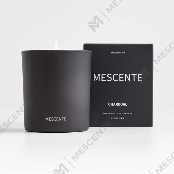 M&Scent borong mewah label lilin soya lilin wangi dengan kotak
